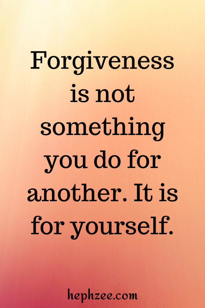 What forgiveness is not