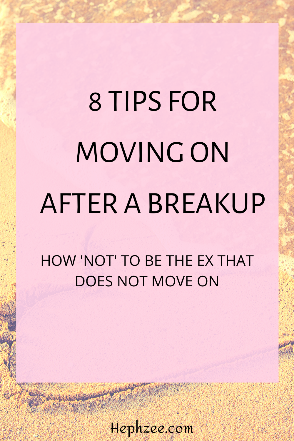 Moving on after a breakup