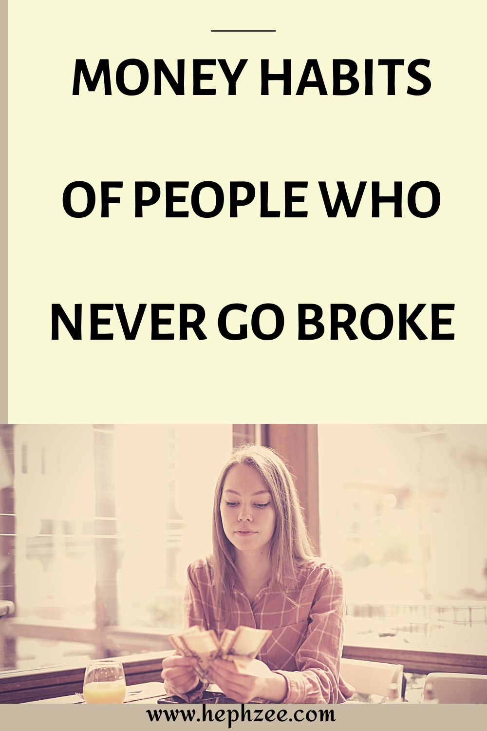 money habits of people who never go broke